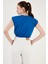 Bisiklet Yaka Pamuk Crop T Shirt Kadın T Shirt 5865587 5
