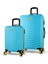 Croc Abs 2'li Valiz Seti (Kabin ve Büyük) Turkuaz 1