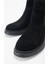 Kadın Siyah Süet Hakiki Deri Casual Bot 824 7004 Bn Bot SK23/24 3