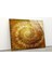 Altın Soyut Temperli Cam Duvar Tablosu 1