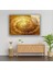 Altın Soyut Temperli Cam Duvar Tablosu 2