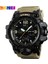 SKMB9823 Spor Izle Atletik Saatler Sıcak Skmei 1155B Analog Dijital Saat Pu Deri Kamuflaj Yeşil 2 Zaman Chrono Spor Erkek Kol Saati (Yurt Dışından) 1