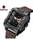LDM250104 Kademan K6153 Erkekler Için Pahalı Çift Ekran Saatler Moda Deri Fonksiyonel Şık LED Dijital Analog Saatler (Yurt Dışından) 2