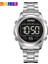 Gümüş-Siyah Klasik Skmei Izle 2127 3 Bar Su Geçirmez Yüzme Stok Oem Odm Relojes Digitales Dijital Saatler Erkekler Reloj De Hombre (Yurt Dışından) 1
