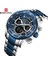 LX91891821 Naviforce 9189 Fonksiyonel Erkekler Analog Dijital Saatler Su Geçirmez Alarm Lüks Kronograf Adam Izle (Yurt Dışından) 4