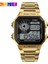 Altın Skmei 1335 Erkekler LED Dijital Saat Spor Saatleri Erkek Relogio Masculino Relojes Paslanmaz Çelik Su Geçirmez Kol Saatleri (Yurt Dışından) 1