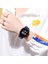 Beyaz LED Dijital Saatler LED Elektronik Saat Gökkuşağı Kare Su Geçirmez Dijital Moda Spor Öğrenci Izle Silikon Aydınlatma Spor Çocuk LED Izle (Yurt Dışından) 5