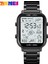 SKMH7104 Resim Olarak En Iyi Kalite Yeni Yükseltme Skmei 1888 Spor Dijital Saatler Erkek Bilek 3D Pedometre Izle Fabrika Paslanmaz Çelik Reloj Para Hombre (Yurt Dışından) 1