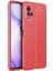 Vivo Y21S Kılıf Focus Derili Silikon - Kırmızı 300099 1