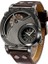Stil 3 Yepyeni Oulm 9591 Erkek 5 cm Büyük Yüz Moda Saatler Nouveau Montre Homme De Marque Ikili Zaman Deri Bant Rahat Kuvars Izle (Yurt Dışından) 2
