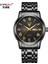 83055-8 Longbo 83055 Longbo 83055 Büyük Kadran Beyefendi Kuvars Saatler Takvim Çelik Orijinal Erkek Saat Su Geçirmez (Yurt Dışından) 1