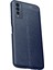 Vivo Y20 Kılıf Focus Derili Silikon - Lacivert 300099 1