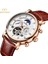 JYD11200211 Kinyued J025 Lüks Saat Mekanik Ay Evresi Takvimi Yüksek Kaliteli Otomatik Tourbillon Mekanik Adam Izle (Yurt Dışından) 2