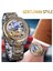 Resim Olarak Altın Forsining GMT1220 Saatler Erkekler Mekanik LED Erkek Spor Saat Paslanmaz Çelik Hediye Kutusu ile Lüks Su Geçirmez Dijital Saat (Yurt Dışından) 5