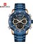 LX91892121 Naviforce 9189 Fonksiyonel Erkek Analog Dijital Saatler Su Geçirmez Alarm Lüks Kronograf Adam Izle (Yurt Dışından) 1