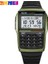 C2 Dijital Skmei 2255 Moda Hesap Makinesi Tasarımı Klasik Retro Erkekler Tpu Kayış LED Ekran Saatler 3bar Su Geçirmez Dijital Saat Reloj Hombre (Yurt Dışından) 4