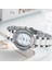 Gümüş Beyaz Plaka WATCH2023 Yeni Onurlu Cömert Stil Moda Oval Izle Kadın Mizaç Trendi Kadın Izle Elmaslarla (Yurt Dışından) 3