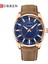 KRED22202111 Curren 8390 Modern Kuvars Saatler Erkekler Için Analog Su Geçirmez Relojes Lüks Izle Erkek Deri (Yurt Dışından) 1