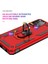 Samsung Galaxy A33 5g Kılıf Sofya Yüzüklü Silikon Kapak - Kırmızı 300099 5