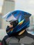 Rapıd 2 Race Optık Mat Mavi-Mor Kask 1