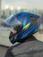 Rapıd 2 Race Optık Mat Mavi-Mor Kask 5