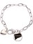 Connectic America Map Outline Heart Chain Bracelet Jewelry Charm Fashion (Yurt Dışından) 1