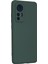 Xiaomi Mi 12 Kılıf Nano Içi Kadife Silikon - Koyu Yeşil 300099 3