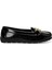 DS24006 4fx Siyah Kadın Loafer 1