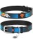 Qr Pasaportlu Deri Köpek Boyun Tasması, Siyah , Superman2 Desenli, W 20 Mm, L 29-38 cm 1