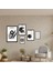 5'li Ahşap Lamine Çerçeveli Mdf Tablo Seti Matisse Sweet Home 1