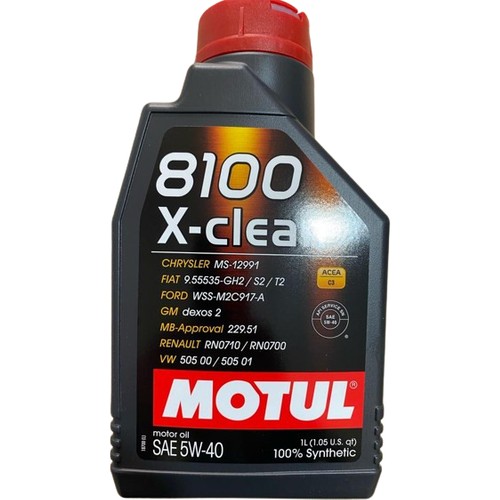 Motul 8100 X-Clean Dexos 2 5W-40 1 Lt Motor Yağı ( Üretim Fiyatı