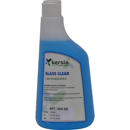 Kersia Glass Clear 600 ml (Konsantre Cam Temizleyici ) Fiyatı