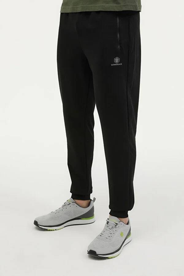 Lumberjack A101497407 101497407 M-CT107 Basıc Jogger 4fx Lumberjack Erkek Eşofman Alt Siyah