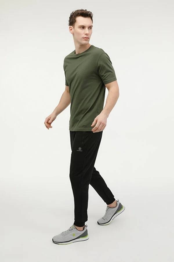 Lumberjack A101497407 101497407 M-CT107 Basıc Jogger 4fx Lumberjack Erkek Eşofman Alt Siyah görsel 5