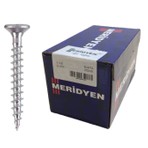 Meridyen Sunta Vidası 3,5 x 30 mm Nikel Renkli Keskin Dişli 1000 Adet Karton Kutu