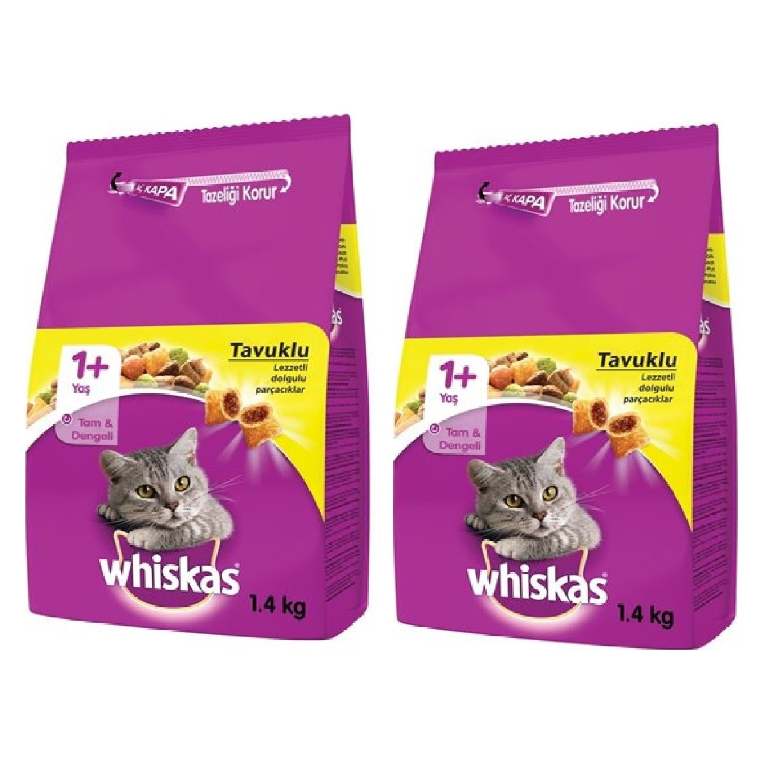 Whiskas Tavuklu 1,4 kg Kuru Mama x 2 Adet Fiyatı