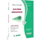 Egem Yayınları Çalışma Ekonomisi Konu Anlatımlı Soru Bankası - Bahar Dönemi (6. Yarıyıl)