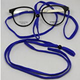 Bahar Yetişkin Renklı Sporcu Ipi 2 Adet Mavi Gözlük Ipi(Ince-Uzun)