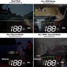 Dailytech 3.5 Inç Obd Sistem Sanal Gösterge Paneli Hud Head Up Display