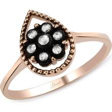 Lilarote Elmas Gül Fantezi Yüzük