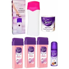 Sesu Rollon Ağda Pudralı x3 +Kartuş Makine Seti