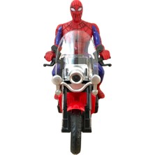 Kardelen Spiderman Pilli Işıklı Motorlu Örümcek Adam