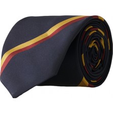 ALTINYILDIZ CLASSICS Erkek Lacivert-Sarı Desenli Klasik Nano Kravat