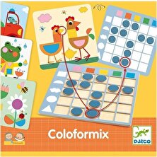 Djeco Coloformix Shapes - Dikkat Geliştirme, Renk ve Geometrik Şekil Öğretme Oyunu 3+ Yaş