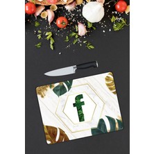 Pi Dekorasyon Harf Desen Cam Kesme Tablası