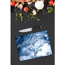 Pi Dekorasyon Minimal Desen Cam Kesme Tablası