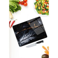 Pi Dekorasyon Mermer Desen Cam Kesme Tablası