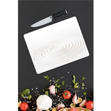 Pi Dekorasyon Kum Desen Cam Kesme Tablası