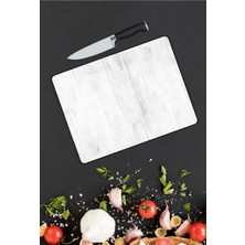 Pi Dekorasyon Mermer Desen Cam Kesme Tablası