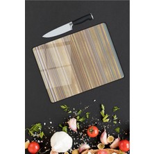 Pi Dekorasyon Minimal Desen Cam Kesme Tablası